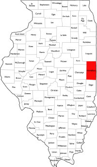 Vermilion County Map